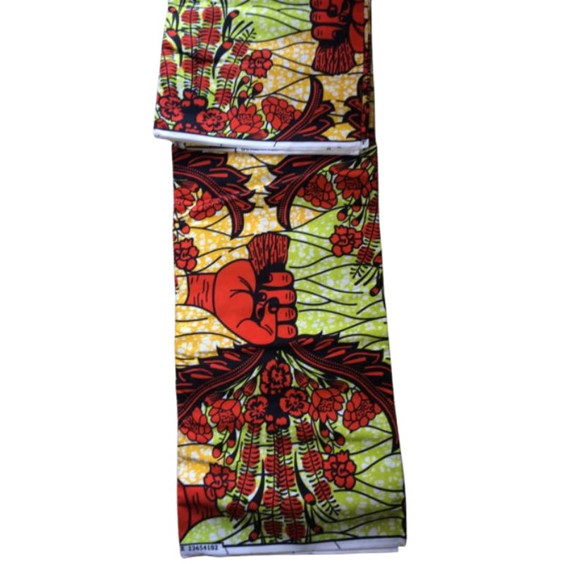 Pagne  Africain avec Tissu Hollandais demi-pièce(6 mètres)