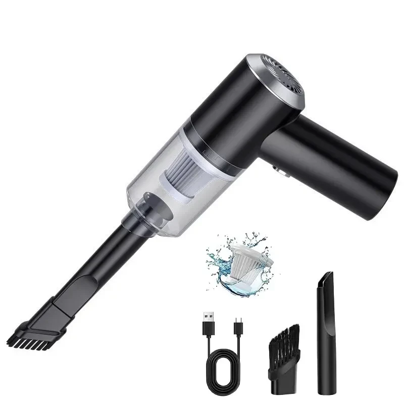 Aspirateur de voiture portable sans fil, mini dépoussiéreur, sec et support, maison, voiture