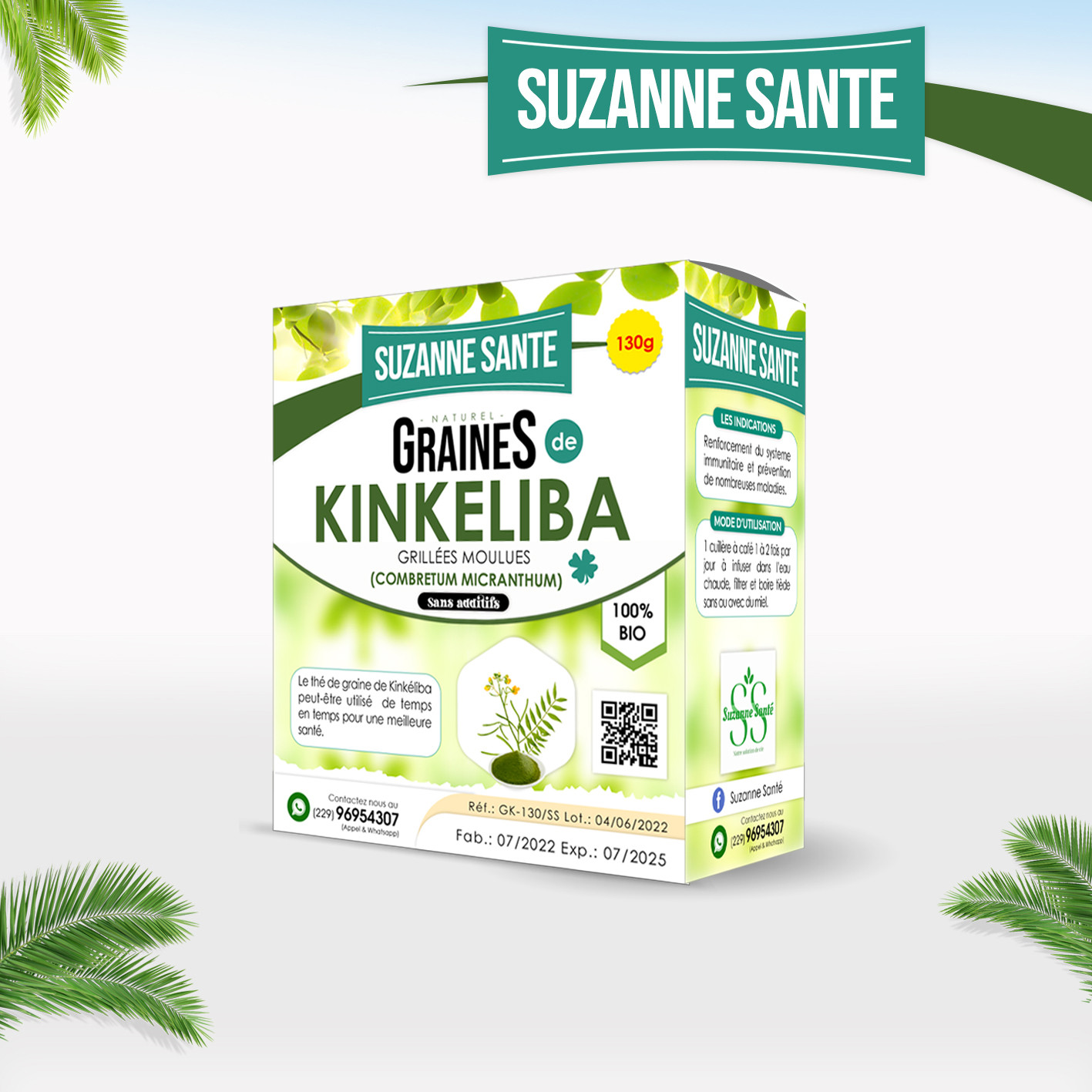 Graines de Kinkéliba grillées moulues