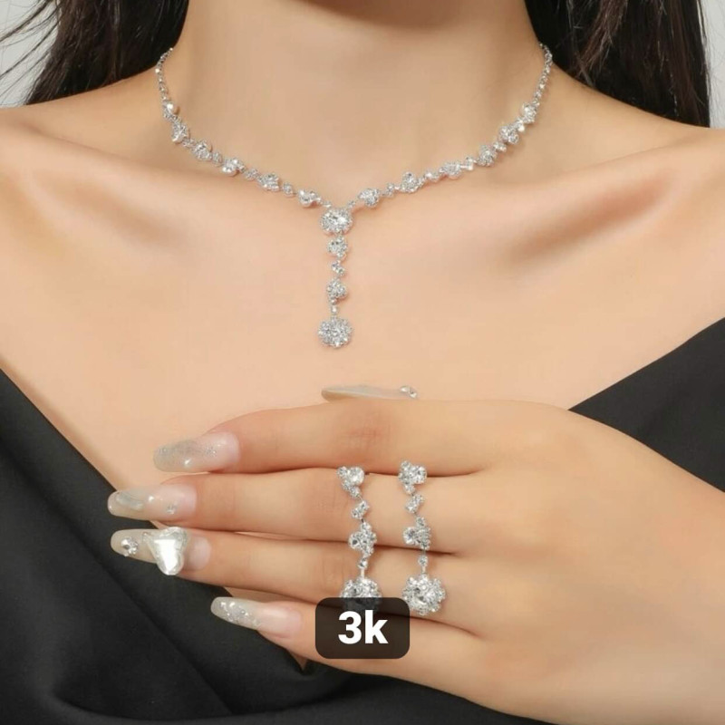 Ensemble collier et boucles
