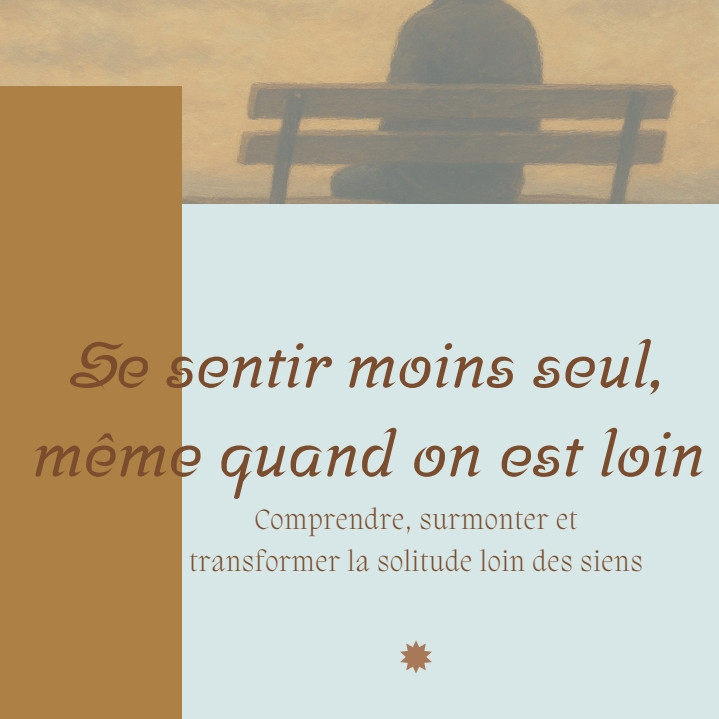 Se sentir moins seul, quand on est loin