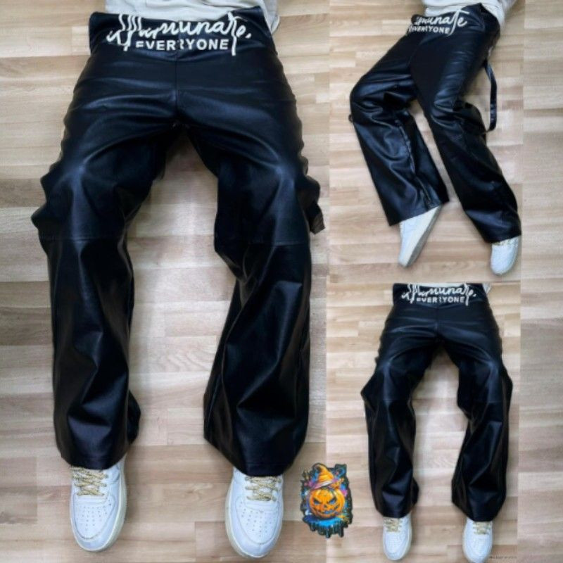 Pantalon en cuir de luxe - Élégance intemporelle