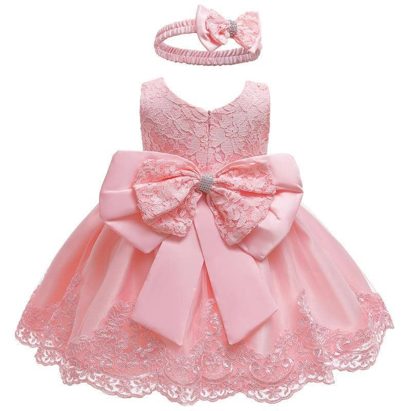 Robe princesse pour bébé de 2ans, avec nœud