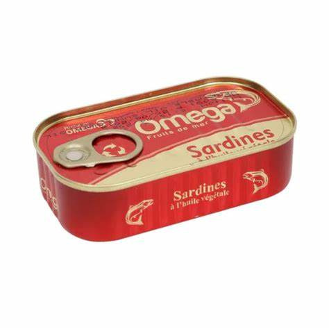 Sardine à huile végétale Omega 125g