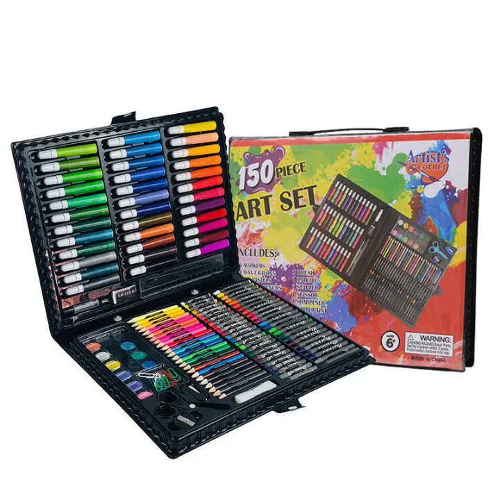 Crayon de couleur de 150 pièces