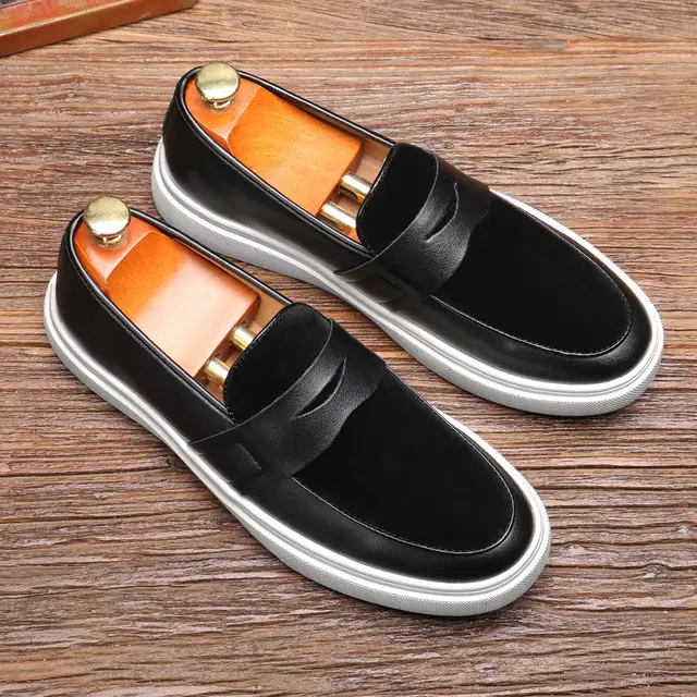 Mocassins en cuir