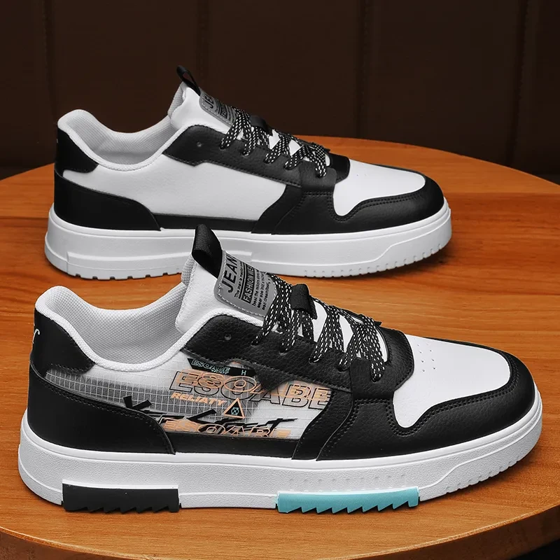 Chaussures en cuir pour hommes, mocassins décontractés, baskets de Tennis confortables en plein air