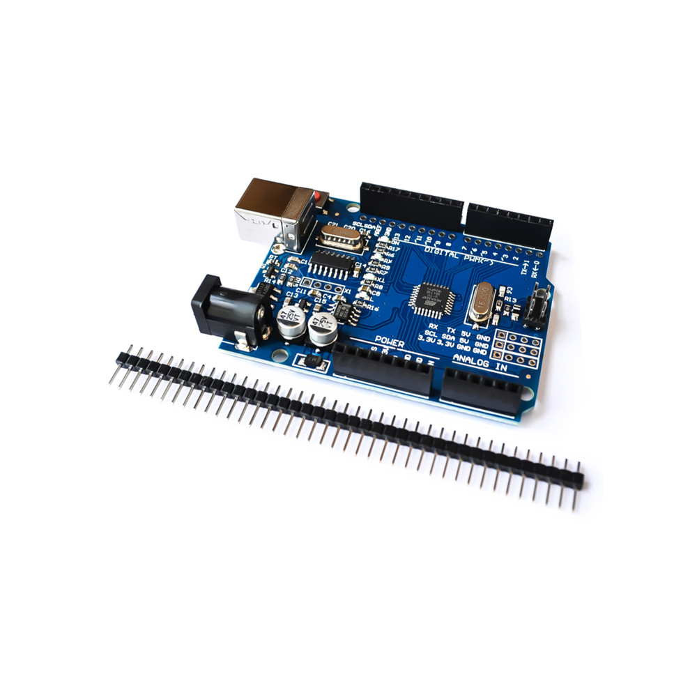 Carte de développement Arduino UNO R3 ATmega328P CH340 CH340G pour Ardu37, avec tête à broche droite
