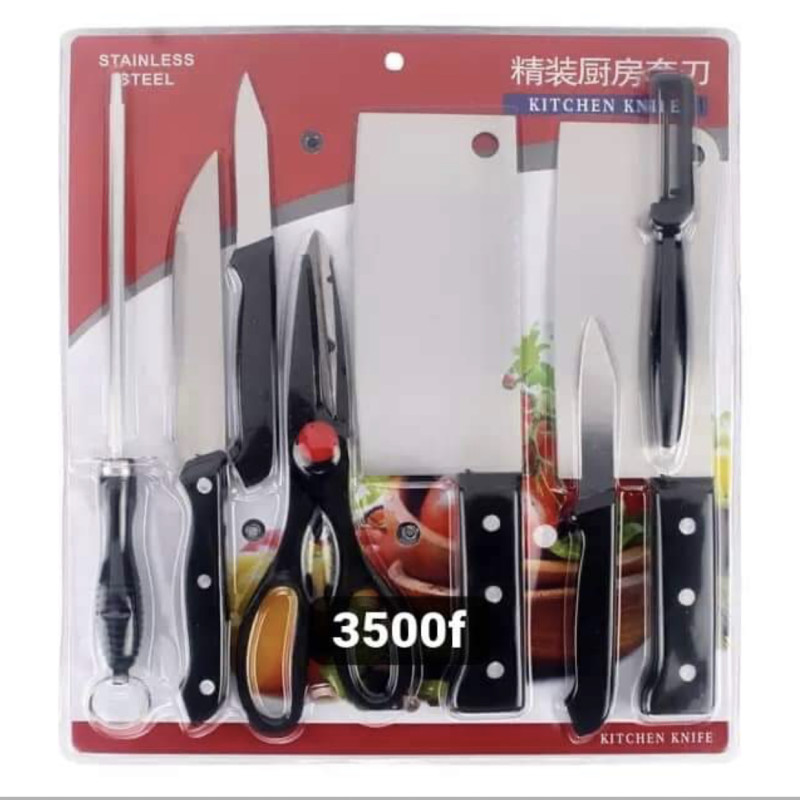 Ensemble couteaux