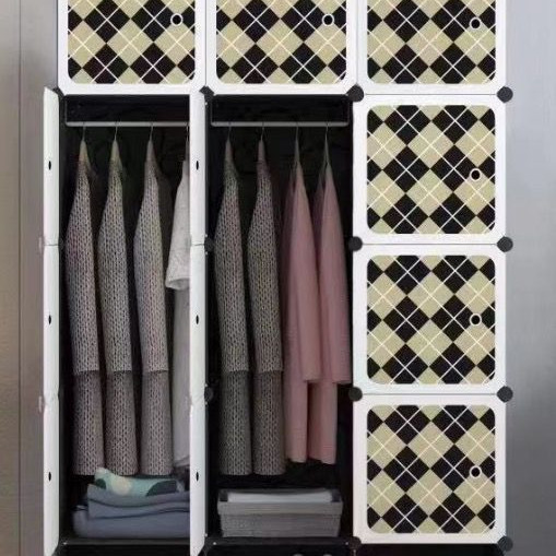 Armoire démontable 3 battant avec porte chaussures
