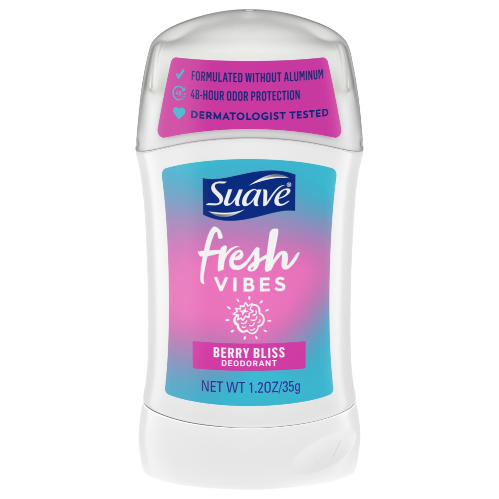 SUAVE Fresh Vibes Berry Bliss Déodorant Stick 48h 35g