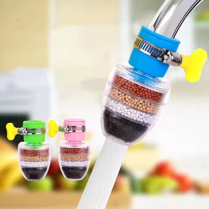 Filtre à Eau Professionnel Portable pour Robinet de Cuisine à Débit Rapide et Sans Fuite