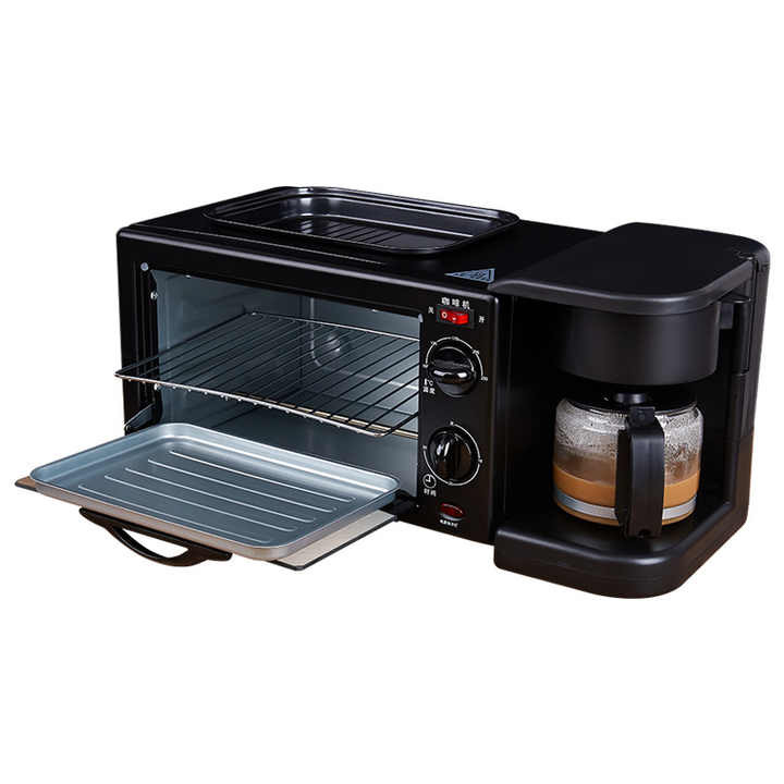 Grille-pain électrique 3 en 1 pour la maison, machine multifonctionnelle pour petit-déjeuner