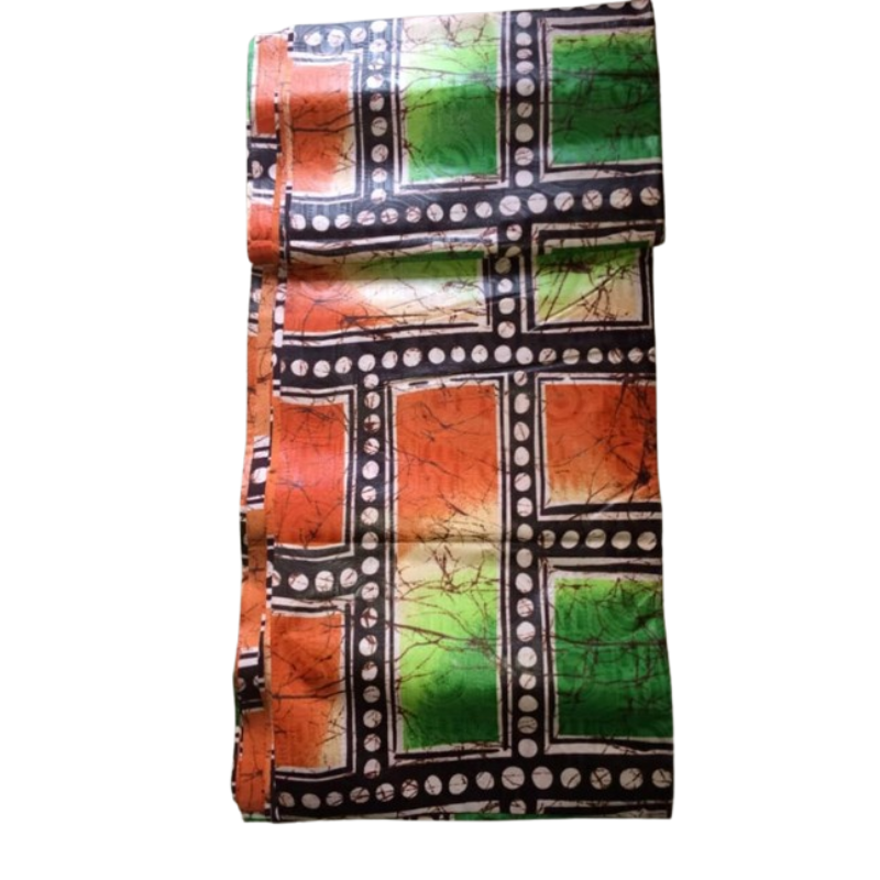 Pagne  Africain avec Tissu Hollandais demi-pièce(6 mètres)