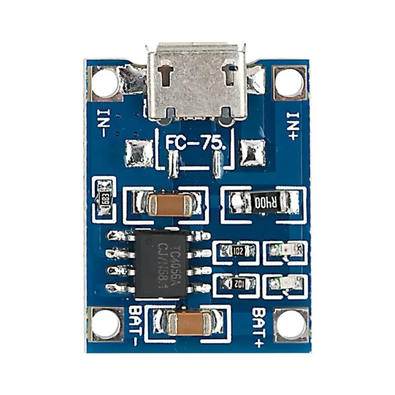 Carte de charge de batterie au lithium, TP4056, 5V, l'autorisation, Micro USB 18650, chargeur, protection technique, touristes, canonique pour Ardu37, kit de bricolage