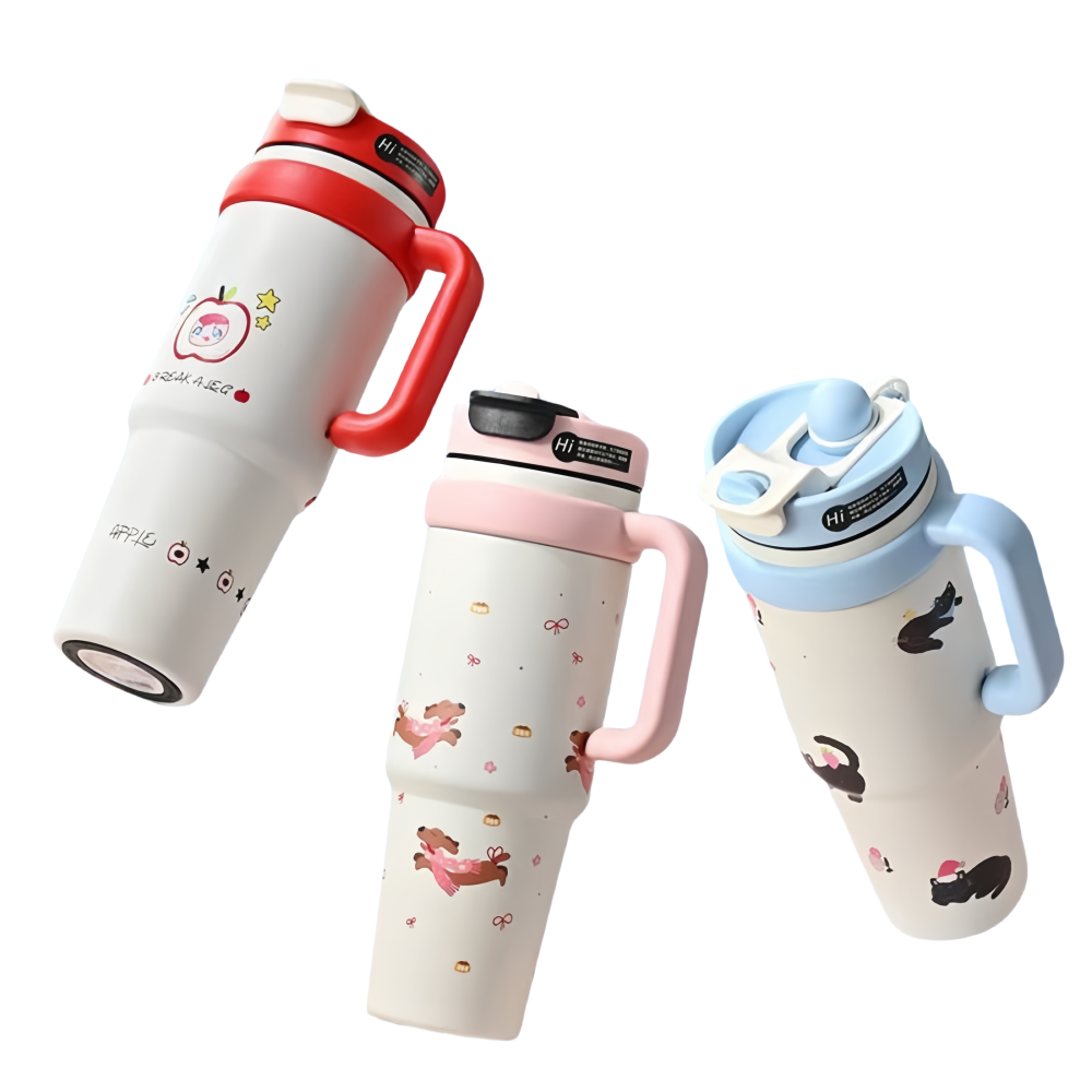 Gobelet en acier inoxydable isolé de grande capacité, gourde