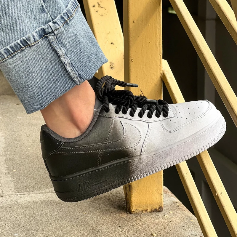 Nike Air Force 1 pour homme couleur blanc/noir