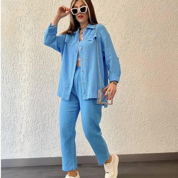 Complet Pantalon en soie