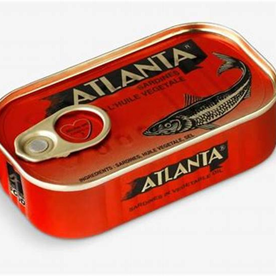 Sardine à huile végétale ATLANTA 125g