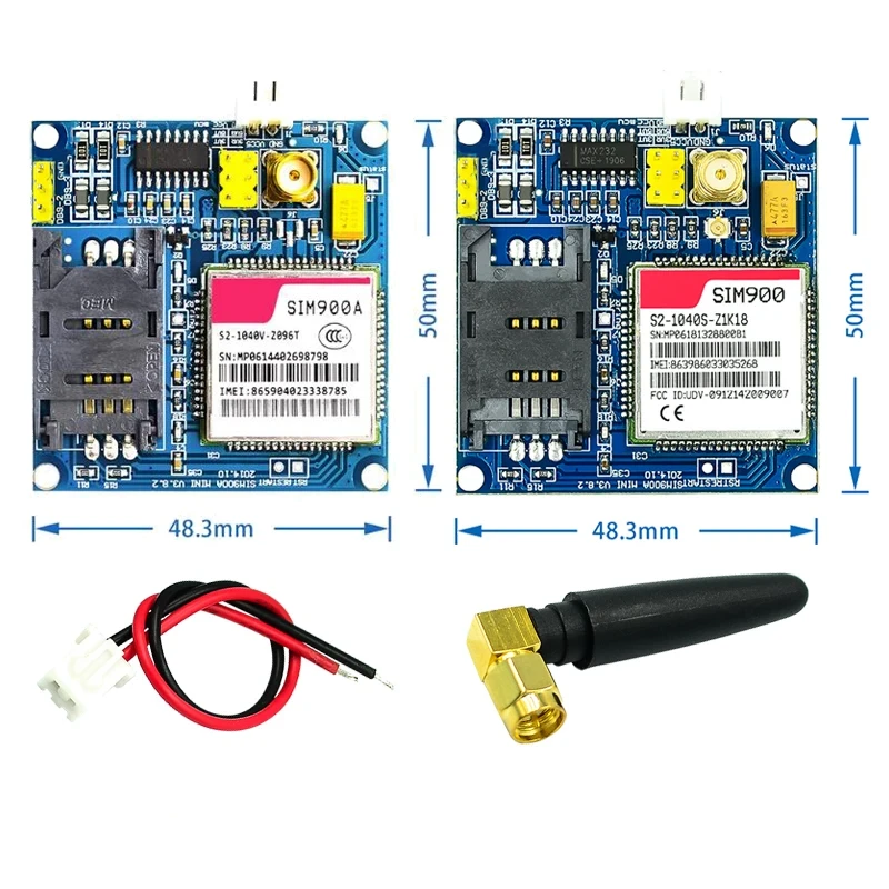 Module GSM Sim 900, Communication sans fil, émetteur-récepteur Wifi, Arduino