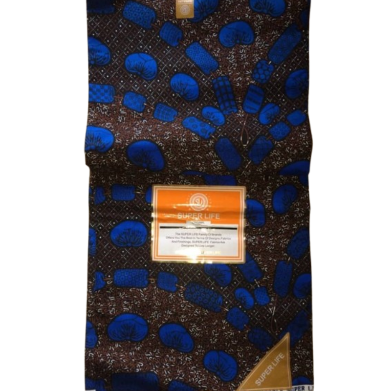 Pagne  Africain avec Tissu Hollandais demi-pièce(6 mètres)