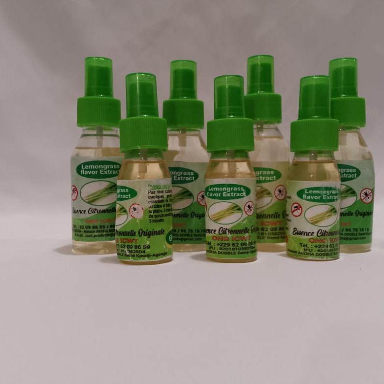 Essence de citron et citronnelle