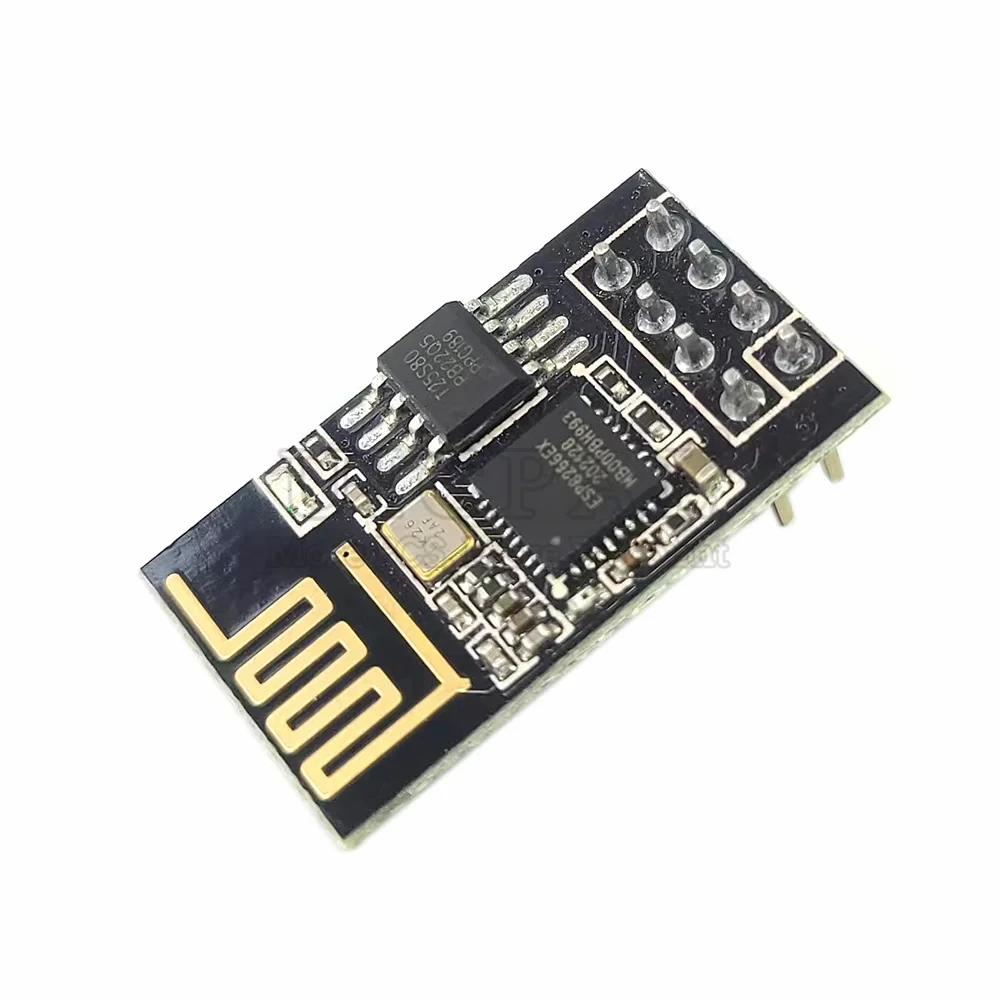 Module Wifi ESP8266, faible consommation d'énergie, Port série 8 broches vers Module WIFI sans fil ESP01S, carte de développement ESP01S, ESP-01S, Arduino