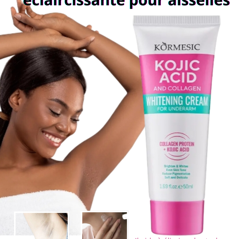 Blanchiment des aisselles