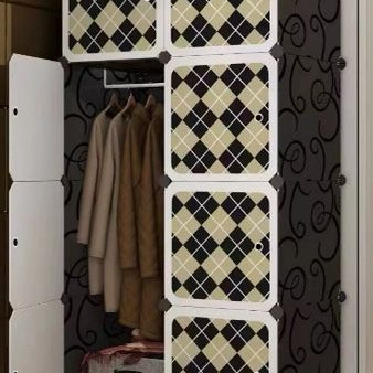 Armoire démontable 2 battant sans porte chaussures