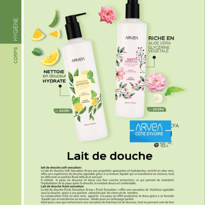 Lait de douche