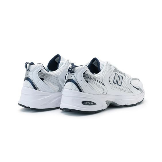 New Balance 530 White Silver Navy
