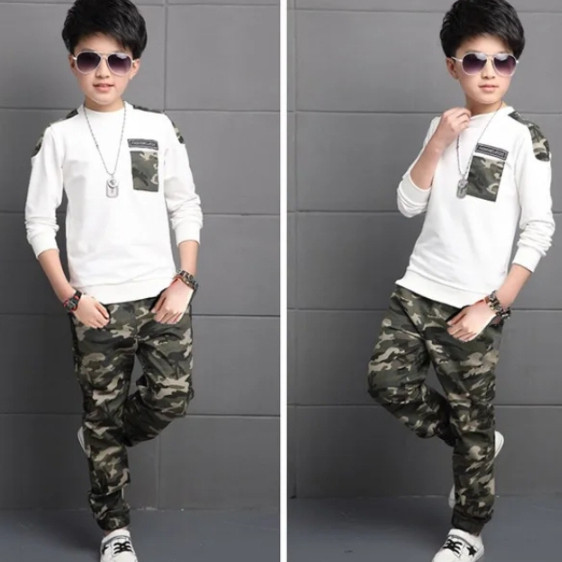 Ensemble garçon, tenue décontractée, 4ans à 9ans.