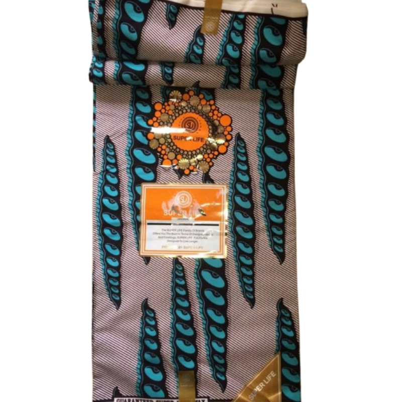 Pagne  Africain avec Tissu Hollandais demi-pièce(6 mètres)