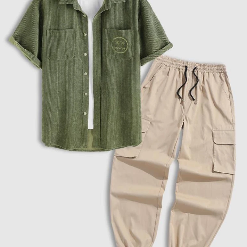 Complet chemise t-shirt et cargo