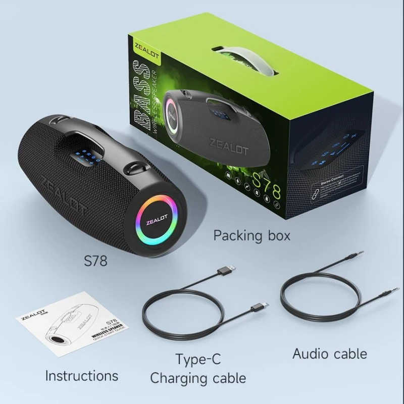 Haut Parleur Bluetooth ZEALOT S78