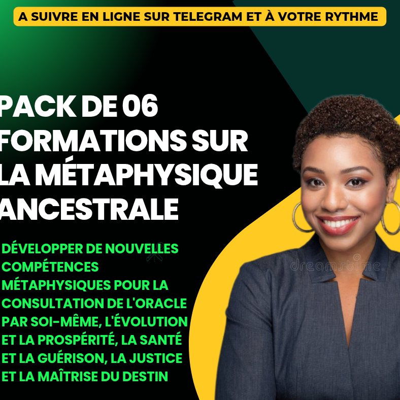 PACK DE 6 FORMATIONS MÉTAPHYSIQUES
