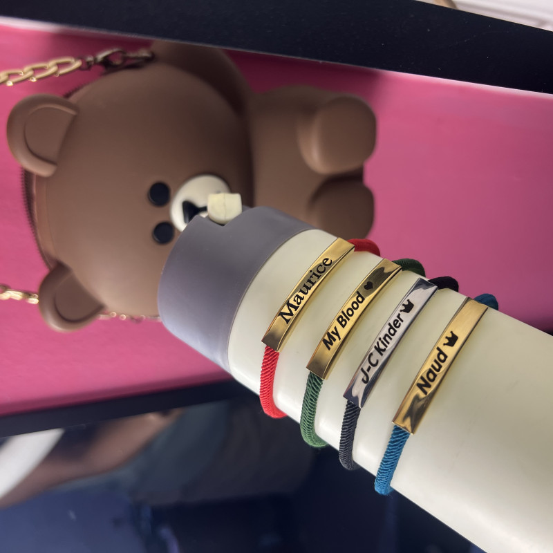 Bracelet à corde personnalisé