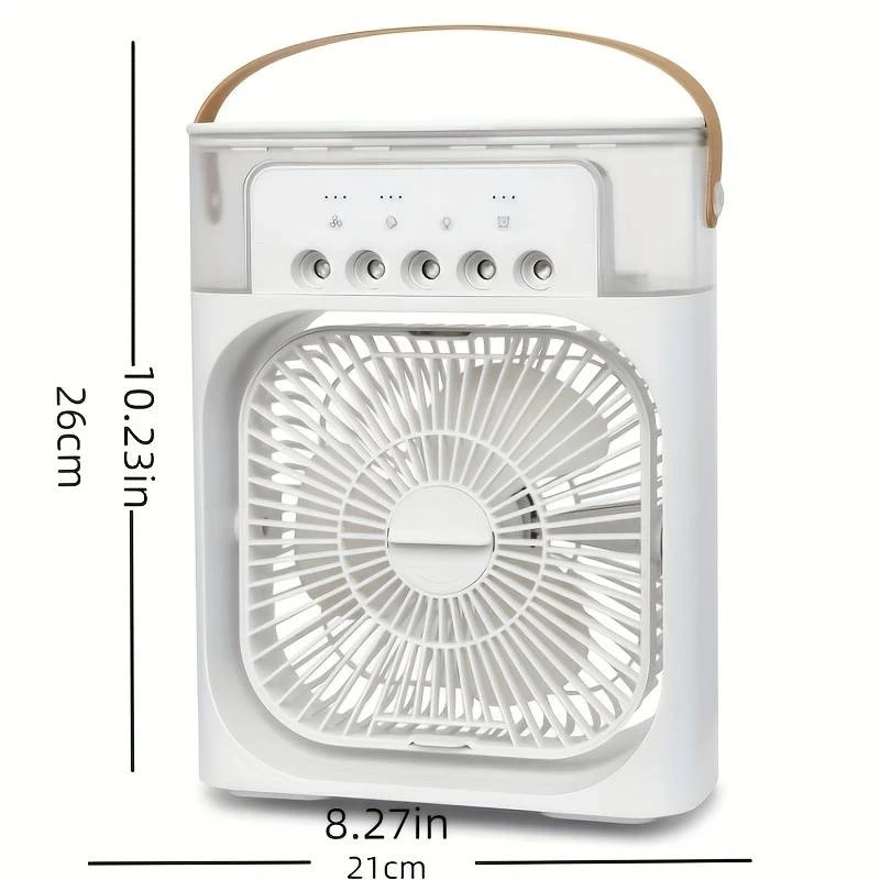 Climatiseur Portable Refroidisseur d'air Appareil de Climatisation à 3 Vitesses