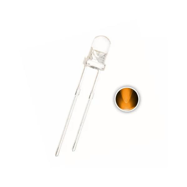 LED Orange transparente