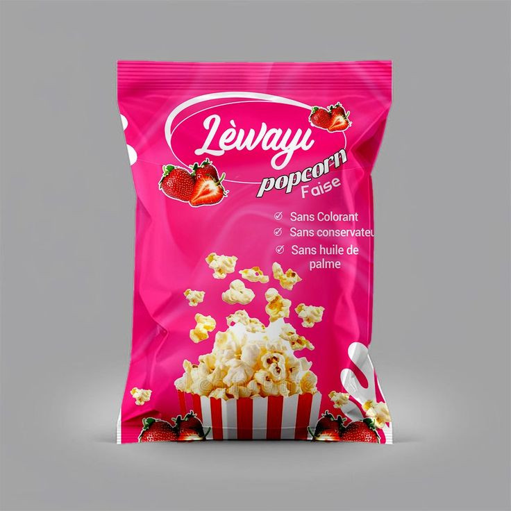 Popcorn à la Fraise Lewayi, une Gourmandise Sans Culpabilité