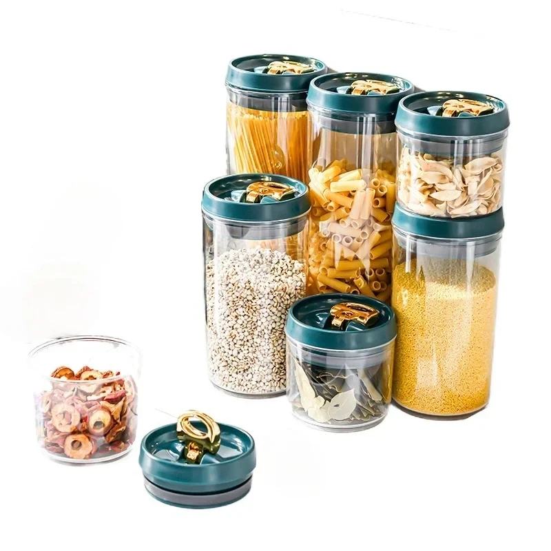 Réservoir de stockage avec anneau de levage, boîtes scellées, Snack, grains de café, pâtes, épices, biscuits