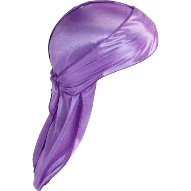 Bonnet Durag en Satin Violet - Protection Cheveux et Style