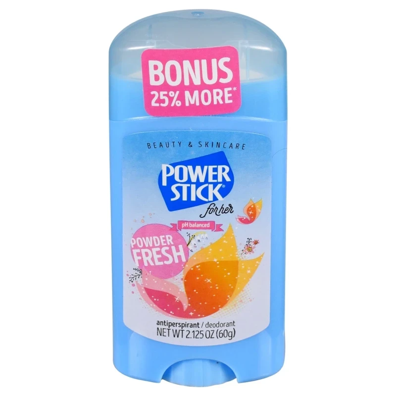 Déodorant anti-transpirant parfumé Power Stick Powder Fresh, 2,15 oz