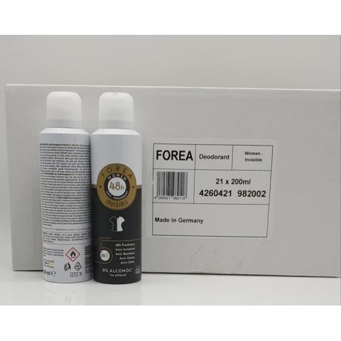 Déodorant Femme Invisible, Forea