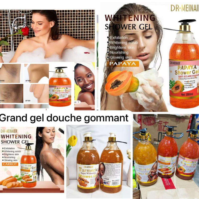 Gel de douche gommant