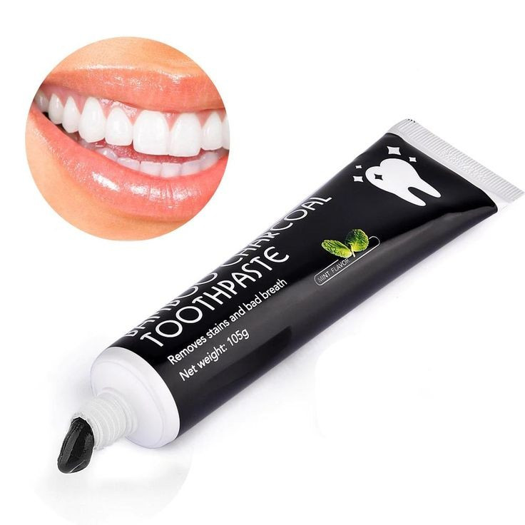 Pâte dentifrice en charbon