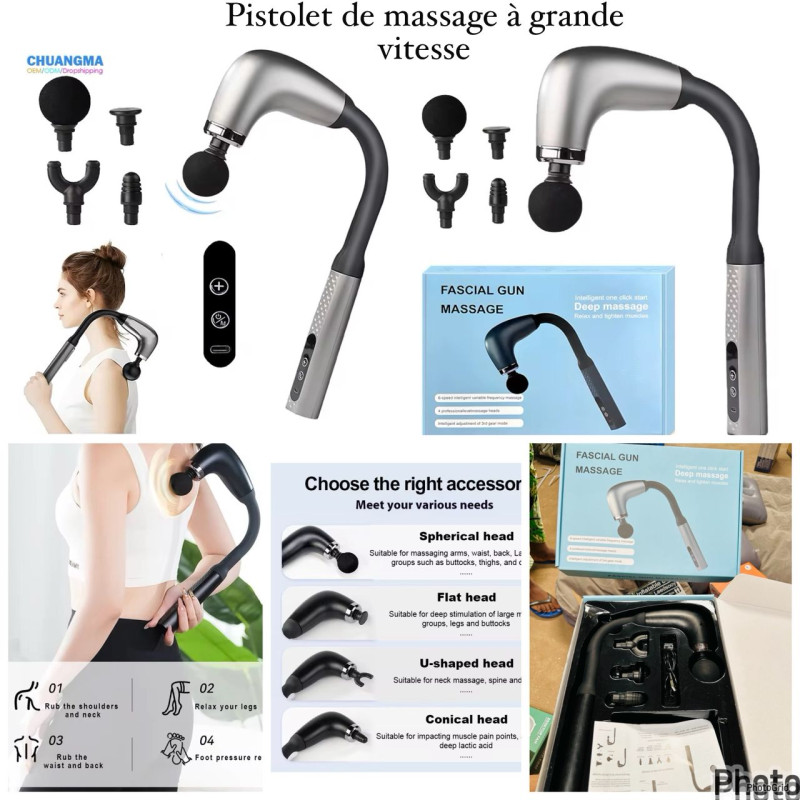 Pistolet masseur