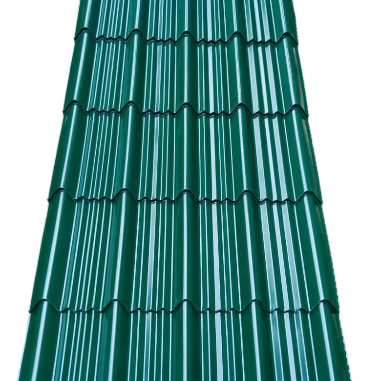 Tôle Tuile Acier galvanisée colorée