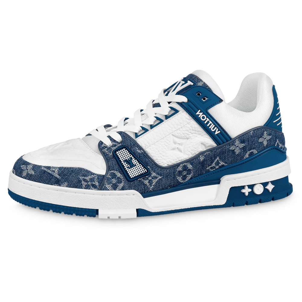 Louis Vuitton Monogram Denim Blanc Bleu