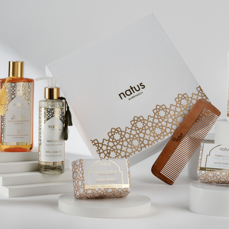 The Moroccan Vibrations - Natus MARRAKECH - Coffret Beauté pour Femme à l'Huile d'Argan
